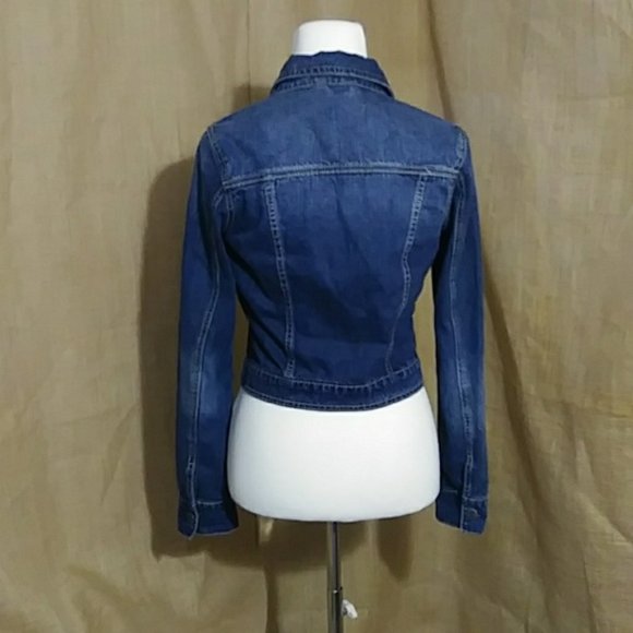 Aeropostale Brand Classic Women's Denim Jean Jacket Coat EUC Size Medium - Picture 4 of 16
